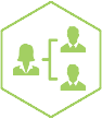 People org chart icon